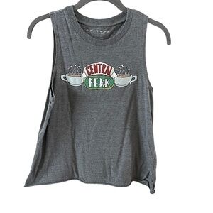 Friends Central Perk gray tank graphic tee size medium